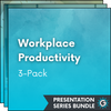 GettaMeeting's Workplace Productivity series bundle includes three presentation meeting modules: Healthy Habits, Maximize the Minutes and Enhanced Focus.