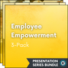 GettaMeeting's Employee Empowerment series bundle includes three presentation meeting modules: Build Relationships, Get Organized and Power of Positive Influence.