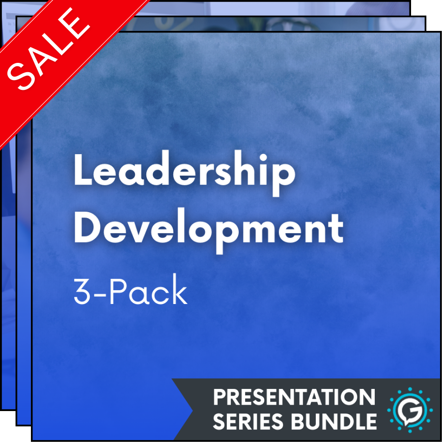 GettaMeeting's Leadership Development series bundle includes three presentation meeting modules: Shifting Perspectives, Cultivate Presence and Improve Time Management.