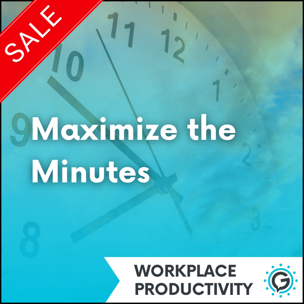 GettaMeeting's "Maximize the Minutes" presentation meeting module. This module is a part of the Workplace Productivity series.