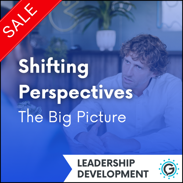 GettaMeeting's "Shifting Perspectives: The Big Picture" presentation meeting module. This module is a part of the Leadership Development series.
